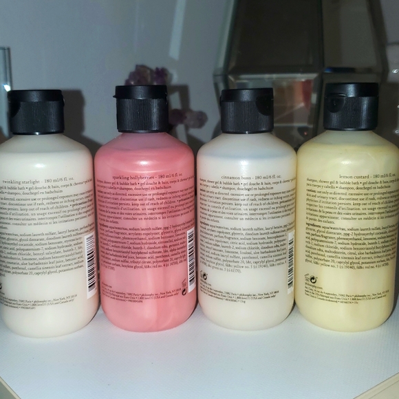 NEW Philosophy Shower Gels 6 oz Bundle of 4 pc - Picture 2 of 3